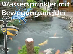 Wassersprinkler Bewegungsmelder